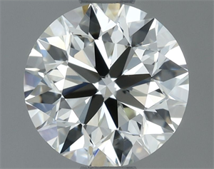 Picture of Natural Diamond 0.80 Carats, Round with Excellent Cut, I Color, VS2 Clarity and Certified by IGI