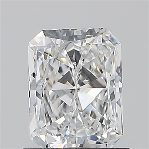 Picture of Natural Diamond 0.90 Carats, Radiant with  Cut, E Color, SI2 Clarity and Certified by GIA