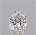 Natural Diamond 0.56 Carats, Oval with  Cut, E Color, VS1 Clarity and Certified by GIA