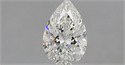 Natural Diamond 0.70 Carats, Pear with  Cut, G Color, IF Clarity and Certified by IGI