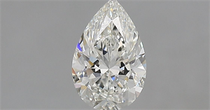 Picture of Natural Diamond 0.70 Carats, Pear with  Cut, G Color, IF Clarity and Certified by IGI