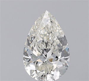 Picture of Natural Diamond 1.06 Carats, Pear with  Cut, I Color, SI2 Clarity and Certified by IGI