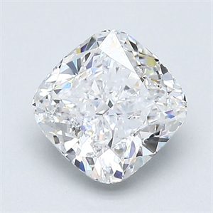 Picture of Natural Diamond 1.50 Carats, Cushion with  Cut, D Color, SI1 Clarity and Certified by GIA