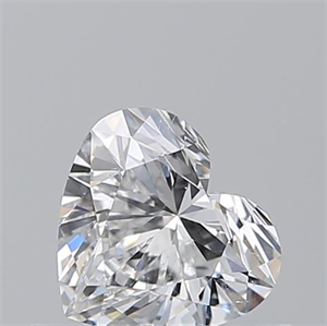 Picture of Natural Diamond 0.50 Carats, Heart with  Cut, D Color, SI1 Clarity and Certified by GIA