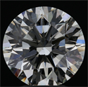 Natural Diamond 3.39 Carats, Round with Excellent Cut, H Color, SI1 Clarity and Certified by GIA