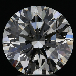 Picture of Natural Diamond 3.39 Carats, Round with Excellent Cut, H Color, SI1 Clarity and Certified by GIA