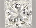 Natural Diamond 1.01 Carats, Princess with  Cut, I Color, IF Clarity and Certified by IGI