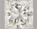 Natural Diamond 1.01 Carats, Princess with  Cut, I Color, IF Clarity and Certified by IGI