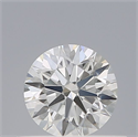 Natural Diamond 0.50 Carats, Round with Excellent Cut, H Color, VVS1 Clarity and Certified by IGI