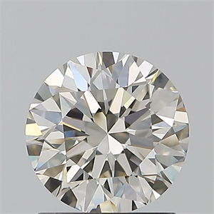 Picture of Natural Diamond 1.30 Carats, Round with Excellent Cut, K Color, VS1 Clarity and Certified by GIA