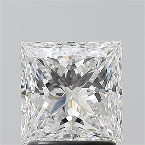 Foto Diamante Natural 1.51 quilates, Princesa , Color D, claridad SI1 y certificado GIA de