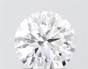 Picture of Lab Grown Diamond 1.55 Carats, Round with Ideal Cut, D Color, VVS2 Clarity and Certified by IGI