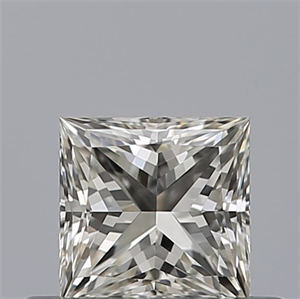 Picture of Natural Diamond 0.40 Carats, Princess with  Cut, H Color, IF Clarity and Certified by IGI