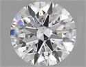 Natural Diamond 1.72 Carats, Round with Excellent Cut, D Color, SI2 Clarity and Certified by GIA