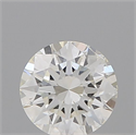 Natural Diamond 0.45 Carats, Round with Excellent Cut, H Color, SI2 Clarity and Certified by IGI