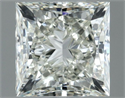 Natural Diamond 1.00 Carats, Princess with  Cut, I Color, VVS1 Clarity and Certified by IGI