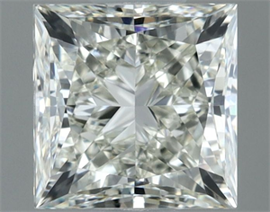 Picture of Natural Diamond 1.00 Carats, Princess with  Cut, I Color, VVS1 Clarity and Certified by IGI