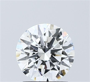 Picture of Lab Grown Diamond 1.52 Carats, Round with Ideal Cut, E Color, VVS2 Clarity and Certified by IGI
