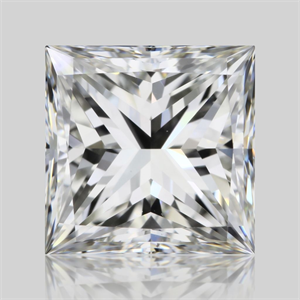 Picture of Natural Diamond 1.51 Carats, Princess with  Cut, I Color, VS1 Clarity and Certified by GIA