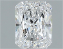 Natural Diamond 1.00 Carats, Radiant with  Cut, D Color, VVS1 Clarity and Certified by GIA