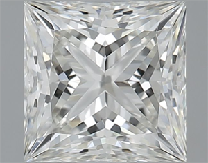 Picture of Natural Diamond 1.01 Carats, Princess with  Cut, H Color, VVS1 Clarity and Certified by GIA