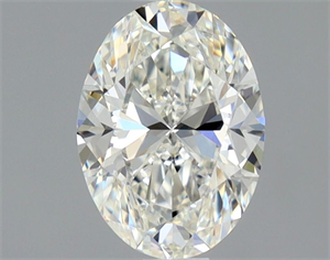 Picture of Natural Diamond 0.90 Carats, Oval with  Cut, I Color, VVS1 Clarity and Certified by GIA