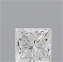 Diamante Natural 0.40 quilates, Princesa , Color F, claridad SI2 y certificado IGI