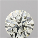 Natural Diamond 0.70 Carats, Round with Excellent Cut, M Color, VVS2 Clarity and Certified by IGI