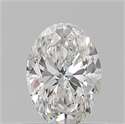 Natural Diamond 0.60 Carats, Oval with  Cut, G Color, VS1 Clarity and Certified by GIA