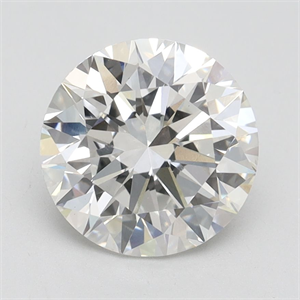 Picture of Lab Grown Diamond 2.51 Carats, Round with Excellent Cut, G Color, VS1 Clarity and Certified by IGI