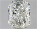Natural Diamond 1.01 Carats, Radiant with  Cut, J Color, SI1 Clarity and Certified by GIA