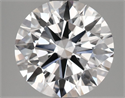 Del inventario de diamantes de laboratorio, 2.08 quilates, Redondo , Color E, claridad VVS2 y certificado IGI