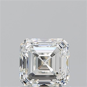 Picture of Natural Diamond 1.01 Carats, Asscher with  Cut, H Color, VVS1 Clarity and Certified by GIA