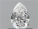 Diamante Natural 0.40 quilates, De pera , Color D, claridad IF y certificado GIA