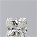 Natural Diamond 0.31 Carats, Princess with  Cut, G Color, VS2 Clarity and Certified by GIA