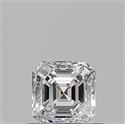 Diamante Natural 0.50 quilates, Asscher , Color D, claridad VVS1 y certificado GIA