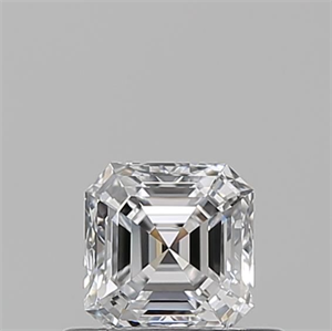 Foto Diamante Natural 0.50 quilates, Asscher , Color D, claridad VVS1 y certificado GIA de