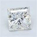Natural Diamond 1.79 Carats, Princess with  Cut, I Color, VS1 Clarity and Certified by GIA