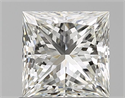Natural Diamond 1.01 Carats, Princess with  Cut, I Color, VVS1 Clarity and Certified by GIA