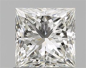 Picture of Natural Diamond 1.01 Carats, Princess with  Cut, I Color, VVS1 Clarity and Certified by GIA