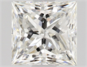 Diamante Natural 1.01 quilates, Princesa , Color H, claridad VVS1 y certificado GIA