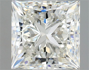 Picture of Natural Diamond 1.01 Carats, Princess with  Cut, J Color, SI2 Clarity and Certified by GIA