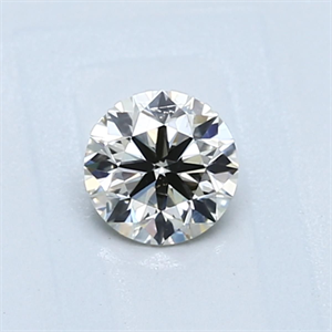 Picture of Natural Diamond 0.50 Carats, Round with Very Good Cut, L Color, SI1 Clarity and Certified by GIA