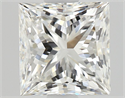 Natural Diamond 1.01 Carats, Princess with  Cut, G Color, VVS2 Clarity and Certified by GIA