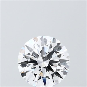 Picture of Lab Grown Diamond 1.54 Carats, Round with Ideal Cut, D Color, VS1 Clarity and Certified by IGI