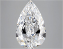 Diamante Natural 5.02 quilates, De pera , Color D, claridad FL y certificado GIA