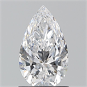 Natural Diamond 1.07 Carats, Pear with  Cut, D Color, VVS1 Clarity and Certified by GIA