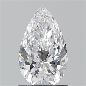 Picture of Natural Diamond 1.07 Carats, Pear with  Cut, D Color, VVS1 Clarity and Certified by GIA