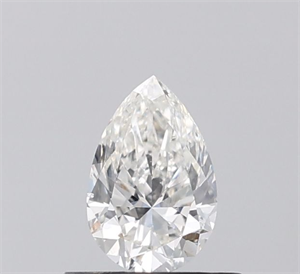 Picture of Natural Diamond 0.50 Carats, Pear with  Cut, H Color, SI1 Clarity and Certified by GIA