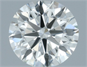 Natural Diamond 0.73 Carats, Round with Excellent Cut, H Color, VVS2 Clarity and Certified by IGI